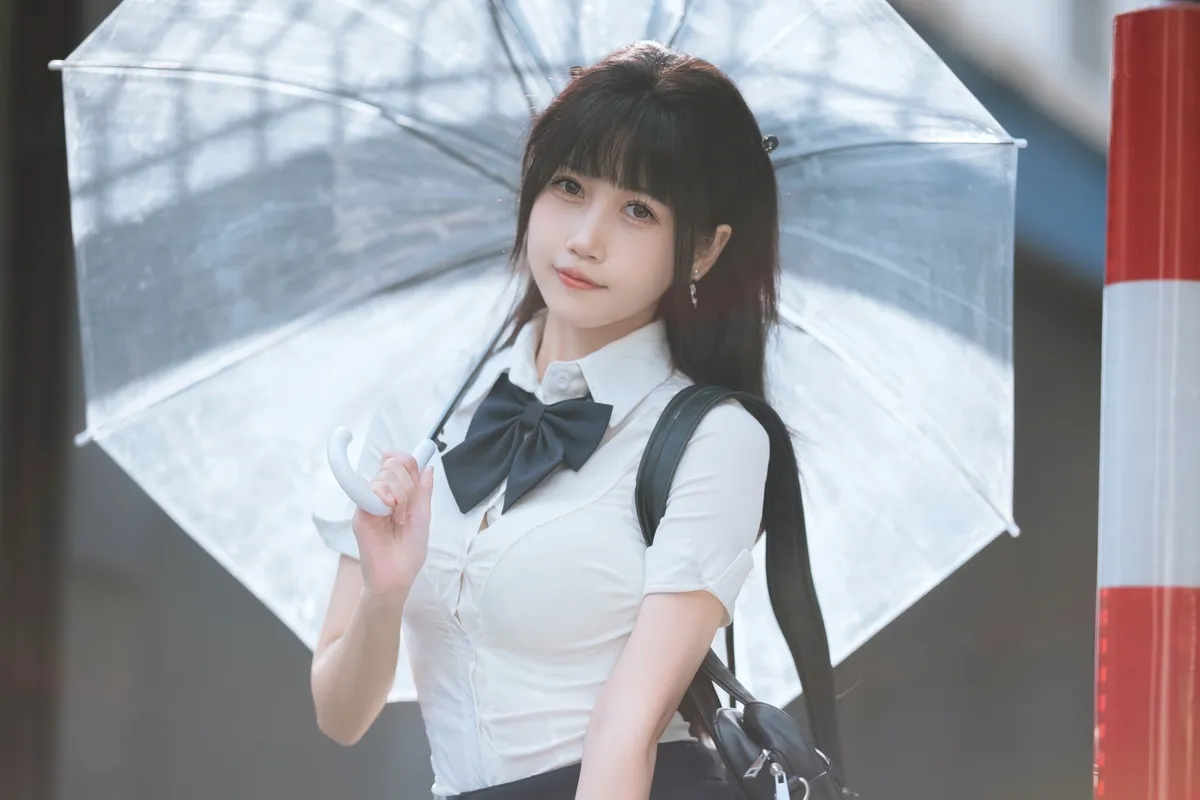 不呆猫 – NO.068 JK学妹户外 2
